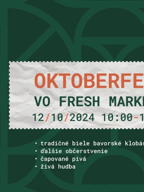 Oktoberfest vo Fresh Markete